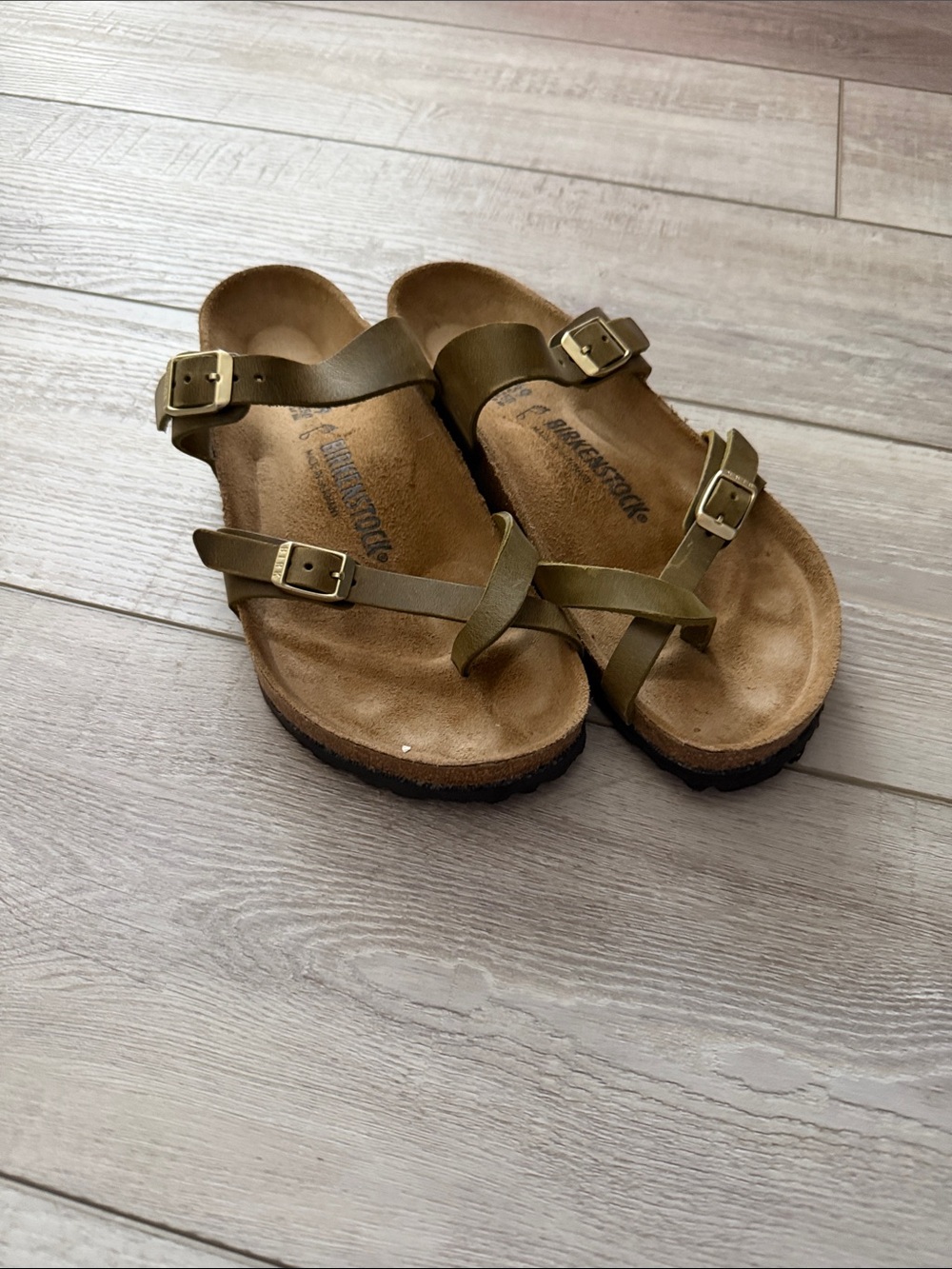 Women’s Olive Green Birkenstocks